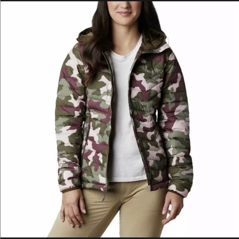 NWT Columbia Powder Lite - Camo -  OmniHeat - Thermal - Reflective - Water Rep.